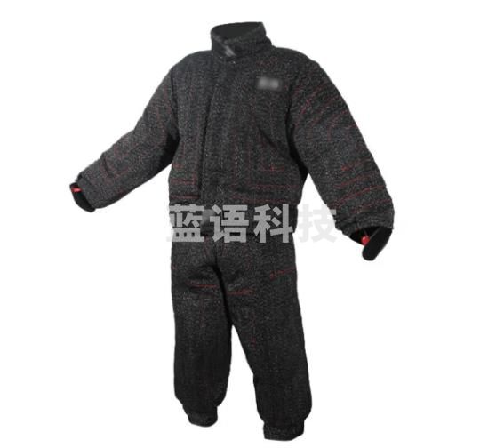 雅仕通 训犬用训练靶衣防护加厚耐撕扑咬服训练服 黑色