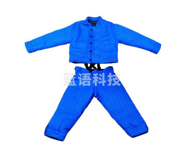 雅仕通训犬用训练靶衣防护加厚耐撕扑咬服训练服训犬防御衣 蓝色