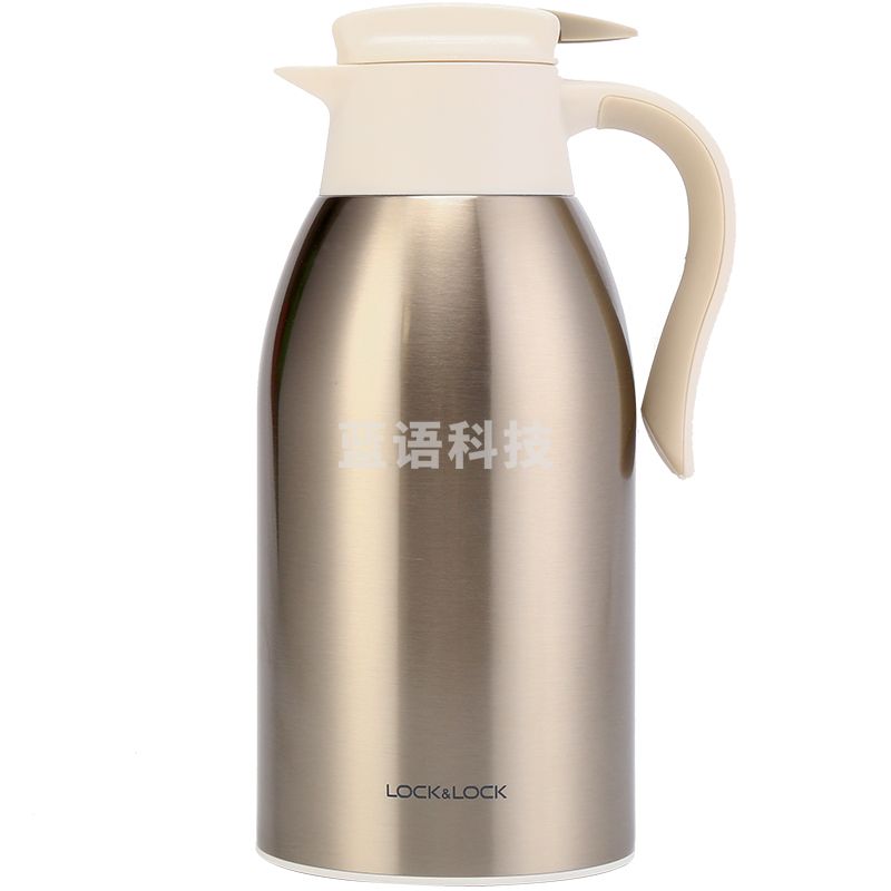 乐扣乐扣（LOCK&LOCK）妙趣水壶家用暖瓶热水瓶 真空保温壶不锈钢2.2L银色LHC1464SLV