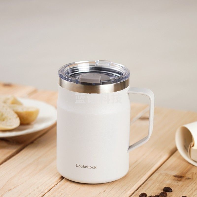 乐扣乐扣（LOCK&LOCK）遇见咖0啡杯桌面保温杯办公水杯子475ML白色LHC4219WHT