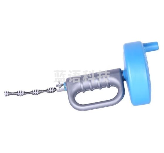 海斯迪克 HK-125 下水管道疏通器 厕所马桶疏通工具 清洁手摇式通马桶钢丝疏通器 5m