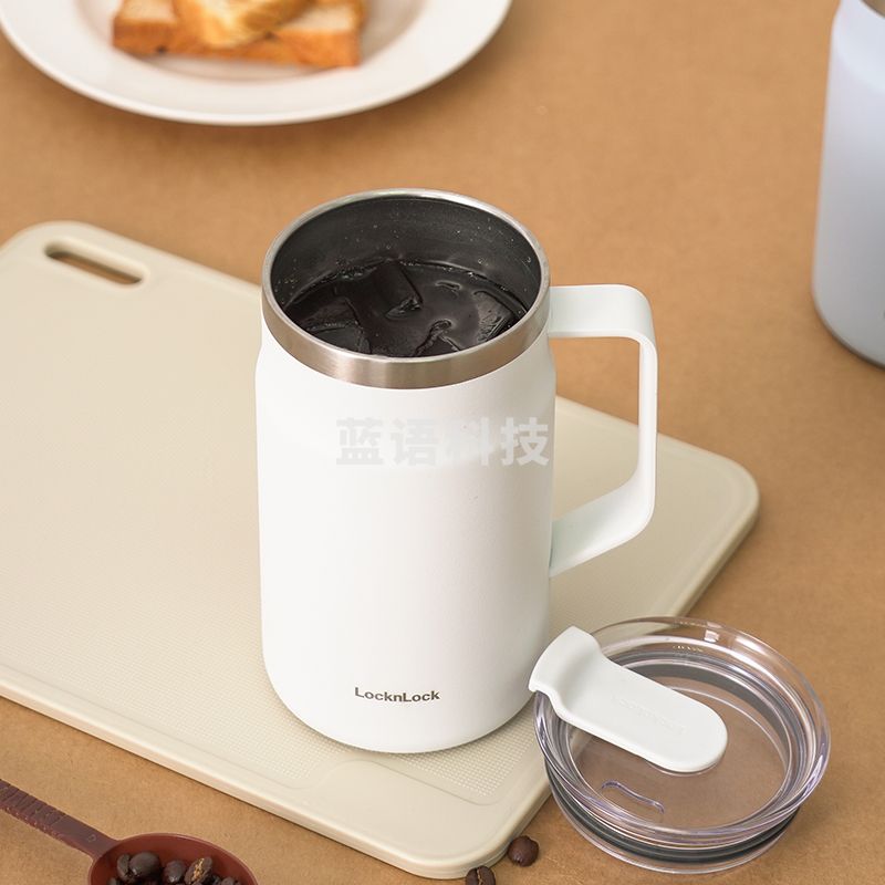 乐扣乐扣（LOCK&LOCK）遇见惬意保温杯不锈钢 学生水杯650mL白色LHC4282WHT