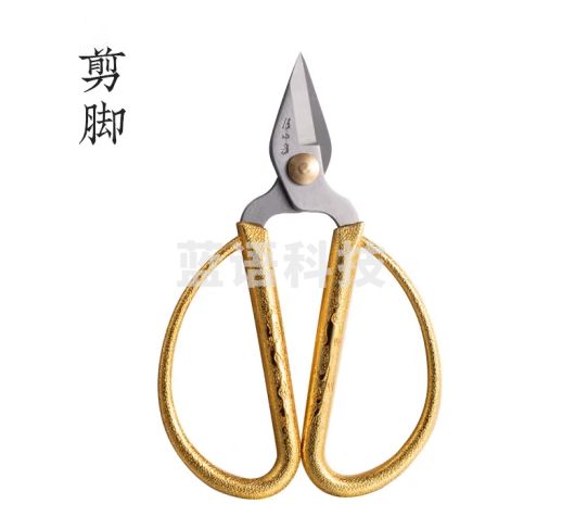 张小泉张小泉指甲刀修脚剪刀脚指甲专用剪子修脚趾家用不锈钢尖头厚甲剪 【龙凤金色】宽嘴剪脚指甲