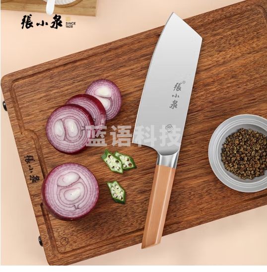 张小泉切片刀家用新款菜刀不锈钢切菜切肉锋利厨房刀具 智孔明切片刀