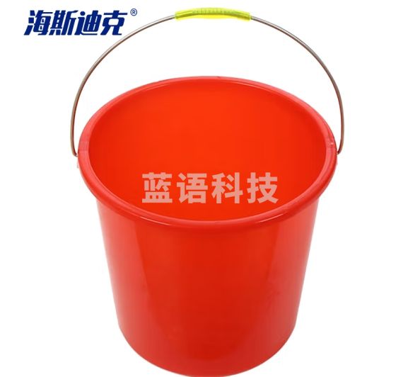 海斯迪克 gnjz-1260 红色水桶（10个）加厚铁提手清洁塑料胶水桶