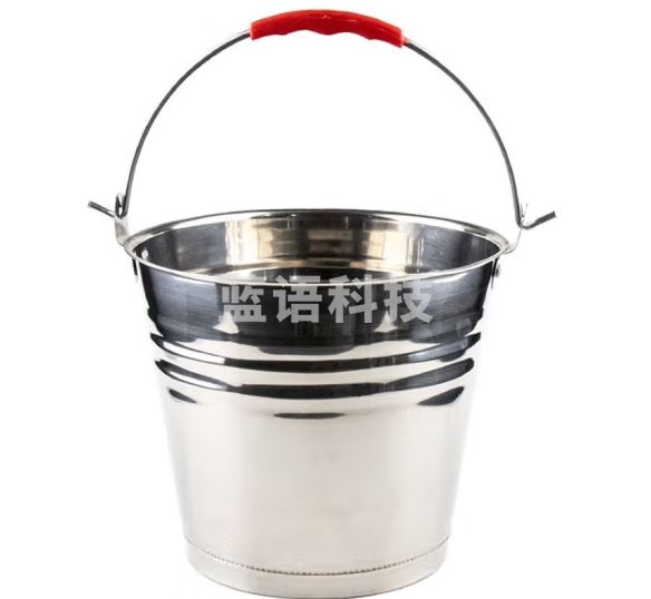 海斯迪克 HKY-229 不锈钢提水桶 加厚手提拖把桶 便携户外储水桶清洁洗车桶 带磁26cm