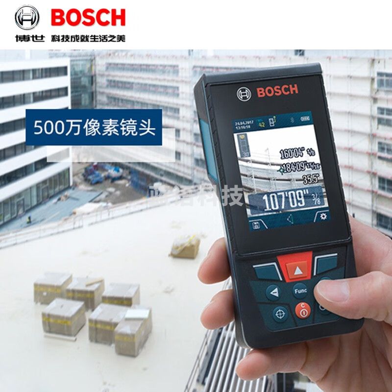 博世150米红外线测距仪GLM150CGLM100蓝牙彩屏数码变焦激光量房电子尺 150米蓝牙彩屏数码变焦测距仪