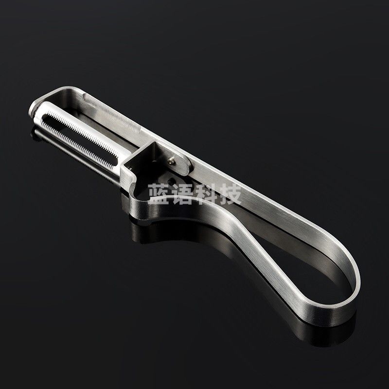 拜杰不锈钢水果削皮刀多功能苹果削皮器瓜果去皮器手动刮皮刀