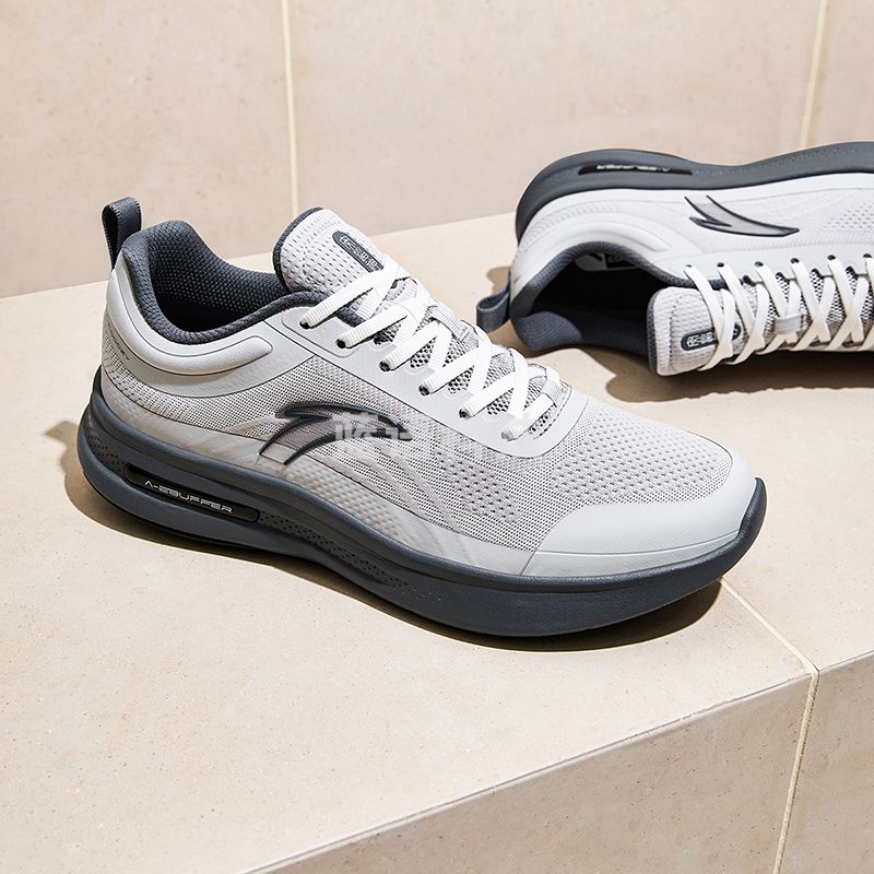 安踏（ANTA）神行6代丨运动鞋男鞋春季慢跑健身缓震回弹训练鞋子男112417718 芯片灰-7 39/40/40.5/41/42/42.5/43/44/45码数