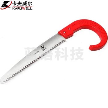 卡夫威尔 园林手锯 腰锯木工锯子户外园艺伐木拉花树枝锯 300mm CU6002D