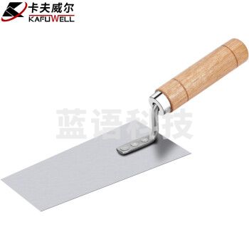 卡夫威尔 碳钢砌砖刀抹泥刀抹灰刀地砖墙面装修装潢腻子铲铁板水泥工具 160mm KE3921
