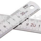 得力(deli) 8463 30cm钢直尺不锈钢测量工具