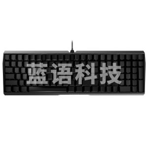 樱桃（Cherry）MX3.0S G80-3870LXAEU-2 机械键盘 有线键盘 无钢板侧刻 黑色 茶轴