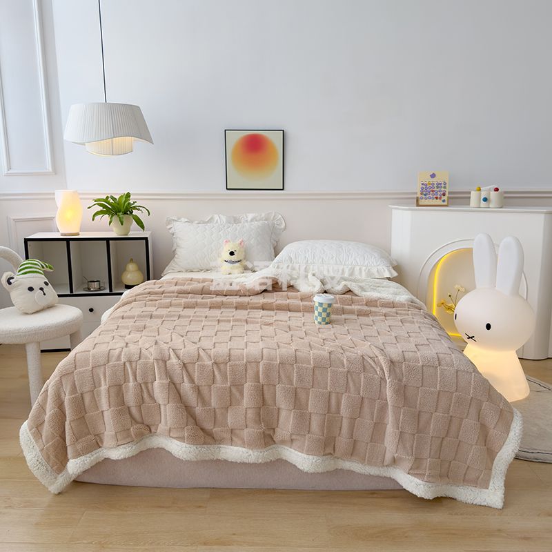 保罗棋盘格塔芙绒毯PL-M24511