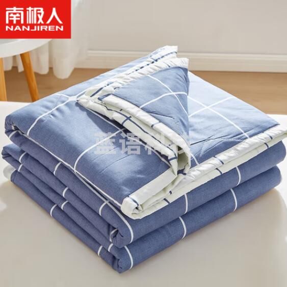 南极人(NanJiren)被子 夏凉被空调被夏被 可水洗机洗单人儿童薄被子被芯 150*200cmM&C15433