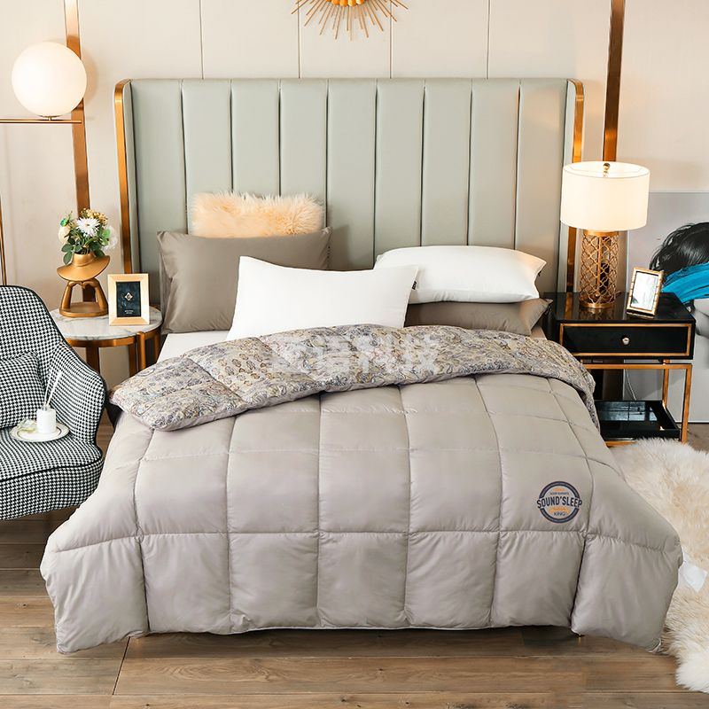 金丝莉(KINTHERI)米菲尔羽绒保暖被双人加厚秋冬被子被芯2600g JB-1208M&C17833