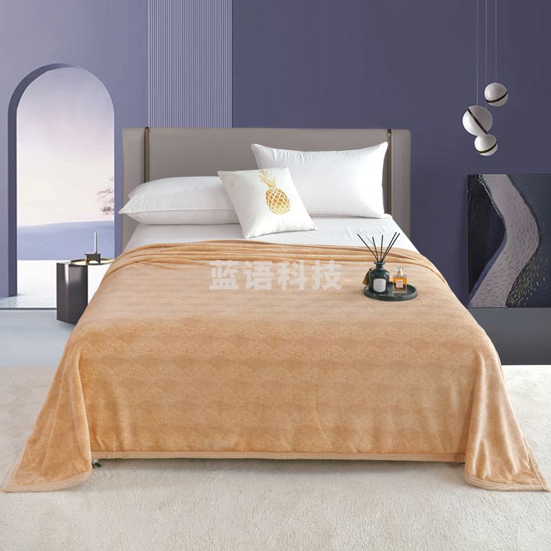 保罗牛奶绒被套毯PL-M24512