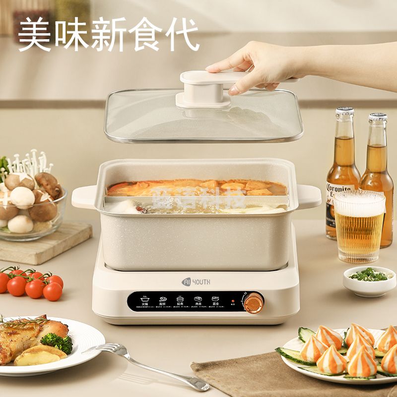 艾青春6L分体电火锅(鸳鸯锅)AI-HG06