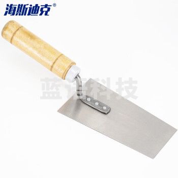 海斯迪克 gnjz-5338 木柄抹泥刀 泥工瓦工灰匙抹泥刀 泥瓦工具铲刀 小号（5个）