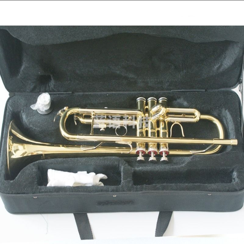 剑上海管乐器厂百灵牌黄小号 配剑牌号油 M4015AJYM&C15189