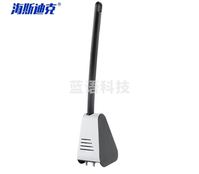 海斯迪克 HKY-131 高尔夫硅胶马桶刷 无死角壁挂清洁刷 黑色