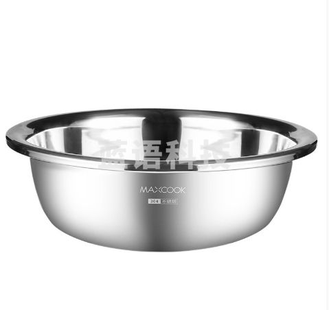 美厨（maxcook）304不锈钢盆洗菜盆调料盆 加大加厚味斗40cm 和面拌沙拉腌肉MCWA517