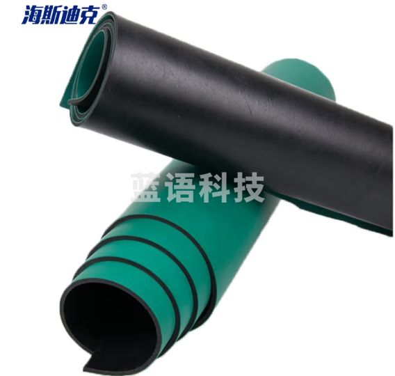 海斯迪克 HKL-1 防静电台垫 电子厂地垫 桌垫 胶皮 维修 实验室工作台垫 胶垫 橡胶垫 1.2米*1米*2mm