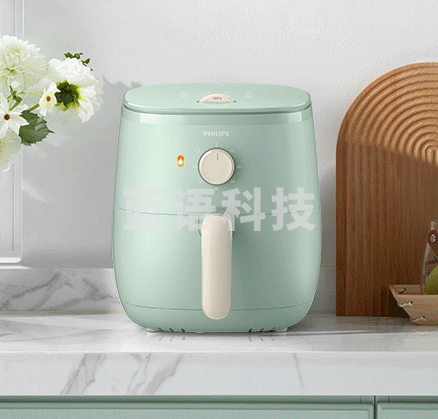 飞利浦（PHILIPS）HD9100/50空气炸锅 无油多功能电炸锅 海星底盘 一机多用3.7L紧凑机型 绿