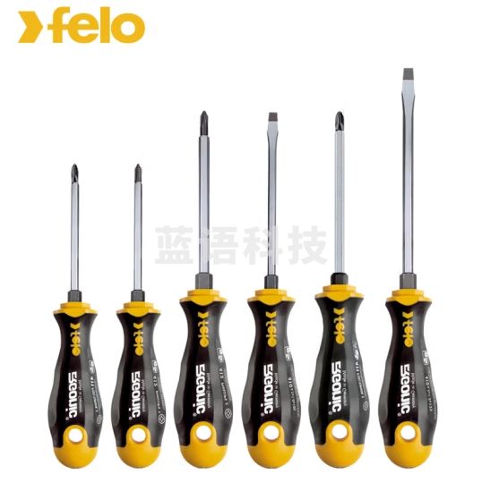 德国原装进口螺丝刀ERGONIC?一字/十字/米字起子6件套铬钒钢起子螺丝批 工具41096348(5.5*100mm)