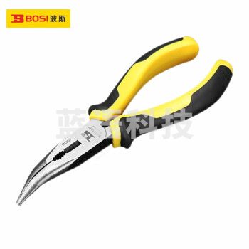 波斯（BOSI）精品系列弯嘴钳弯口钳电子钳曲嘴钳 BS191236（6寸）
