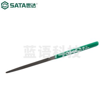 世达（SATA）03996 迷你中齿三角锉200MM