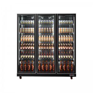 喜莱盛 XLS-3WF 展示柜冷藏高端啤酒柜网红酒吧清吧酒水商用饮料柜大容量风冷冷饮柜保鲜柜玻璃门自动回弹门