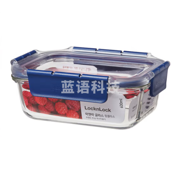 乐扣乐扣LBG428-TOPCLASS 耐热玻璃密封容器-630ML 冷藏冷冻均可