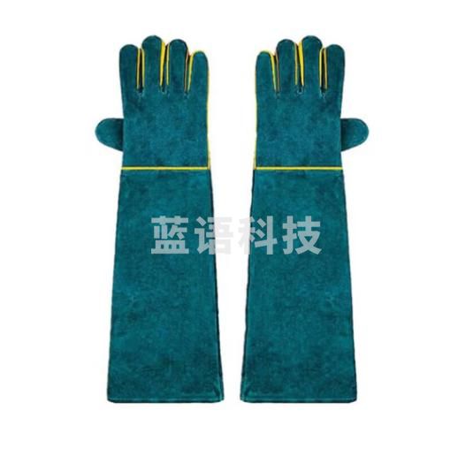 雅仕通训犬防咬手套 加厚加长防咬手套训犬扑咬耐磨防 护手套 60公分加长手套