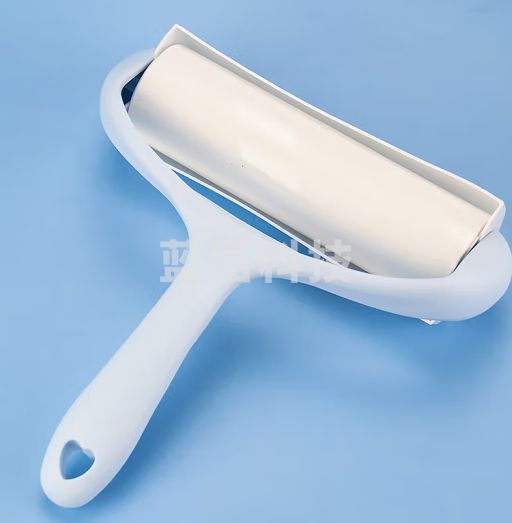 海斯迪克 HKW-143 粘尘滚筒 替换纸芯 粘毛器 斜撕粘毛纸 16CM 蓝色（2器2卷）