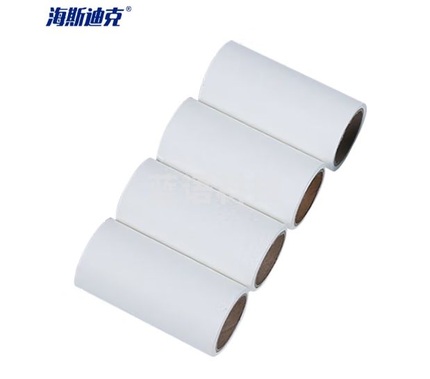 海斯迪克 HKW-143 粘尘滚筒 替换纸芯 粘毛器 斜撕粘毛纸 10cm*60撕（5卷）