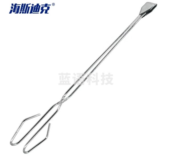 海斯迪克 不锈钢色垃圾夹 环卫垃圾钳火钳碳夹 夹拾物器 取物器食物夹 68cm HKQJ07