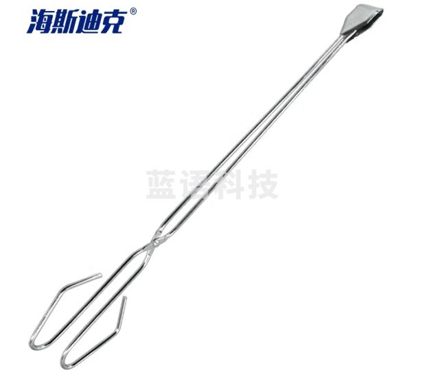 海斯迪克 HKQJ07 不锈钢色垃圾夹 夹拾物器 取物器食物夹 碳夹 环卫垃圾夹 55cm