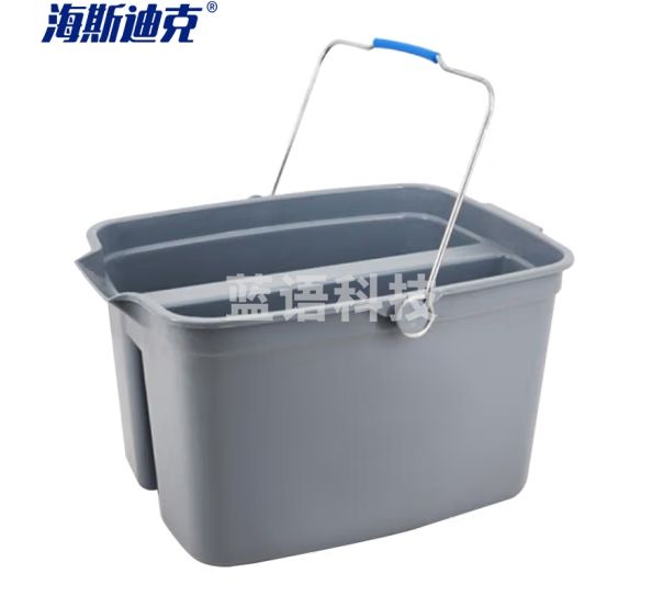 海斯迪克 gnjz-1273 多功能清洁桶双格 加厚手提塑料洗拖把桶 长方形洗车桶水桶