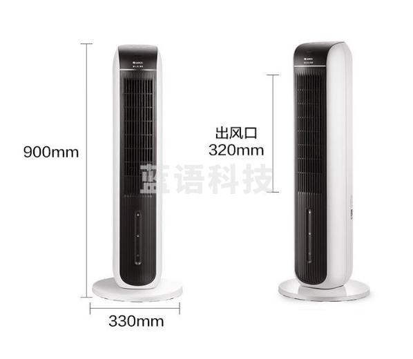 格力 空调扇冷暖两用负离子加湿塔式 遥控立式 KS-04S68RDg