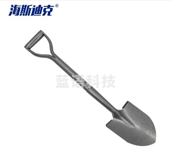 海斯迪克 HK-8030 清洁挖土工具 一体式锹铲 挖土钢柄铁锹铁锨铁铲 78cm全钢尖铲