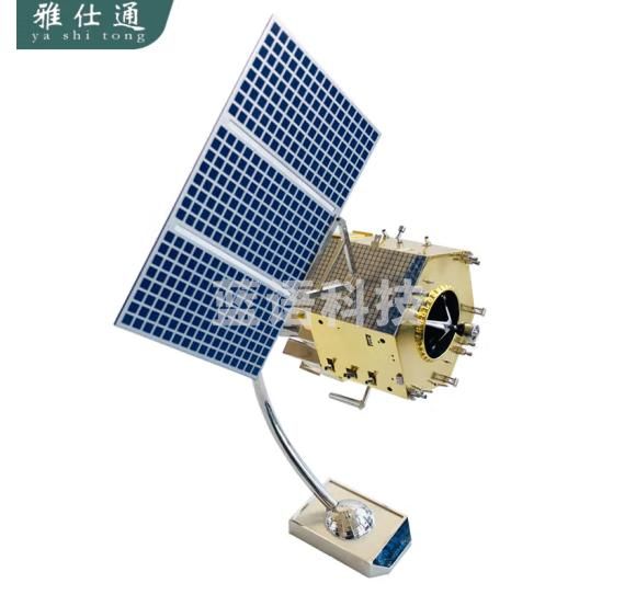 雅仕通风云4号卫星模型仿真风云四号遥感测控气象通讯航天卫星模型1:30