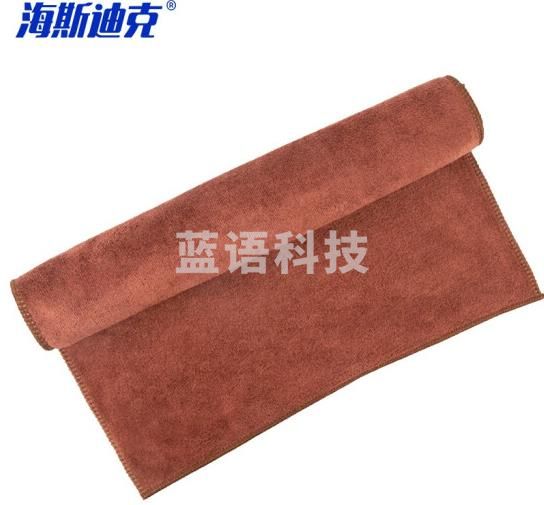 海斯迪克 HKY-191 超细纤维毛巾洗车清洁抹布 35*75cm 咖啡色5条(大号)   .