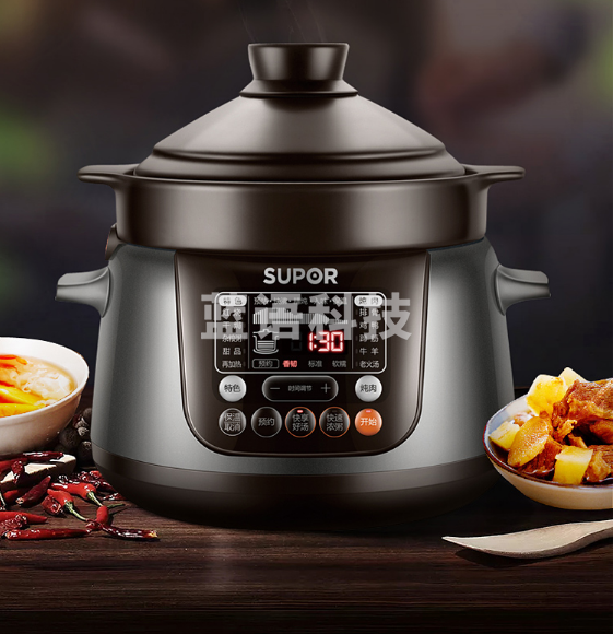 苏泊尔TG30YC5 电精控快速炽陶电炖锅 3L容量