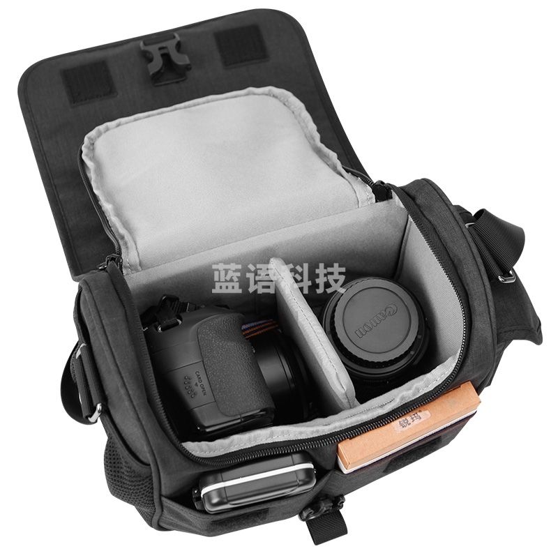 锐玛（EIRMAI）EMB-SS06(M) 佳能尼康单反斜跨摄影相机包 黑色