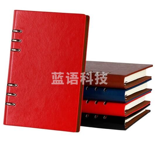 法拉蒙 faramon b5商务记事本可拆卸活页笔记本子 B5-红黑蓝棕 颜色备注