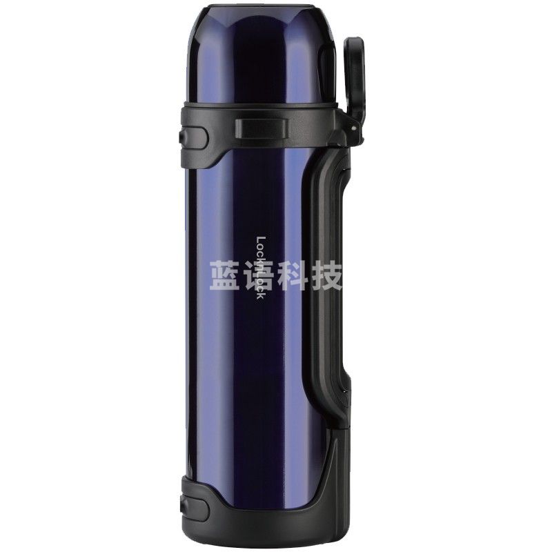 乐扣乐扣（LOCK&LOCK）手提保温壶户外不锈钢家用便携车载式保温瓶暖壶大容量2.2L蓝色LHC1479BLU