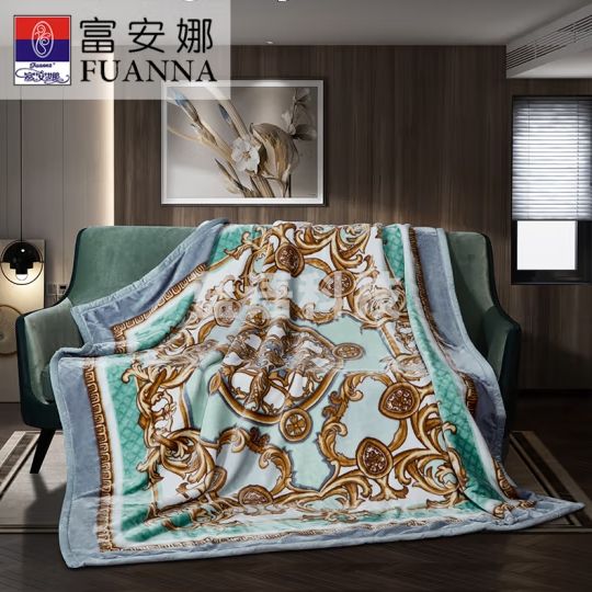 富安娜【天津】t单层舒柔毯/莱夫尼亚【180*200cm】