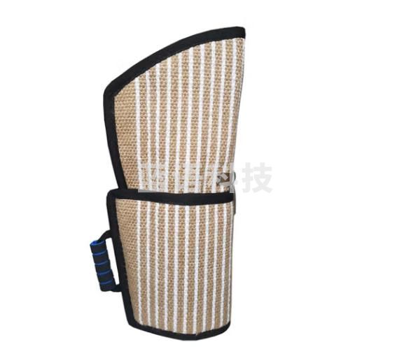 雅仕通 训犬用品粗麻套袖扑咬袖护袖护具耐撕咬训练用品训犬装备 黑边