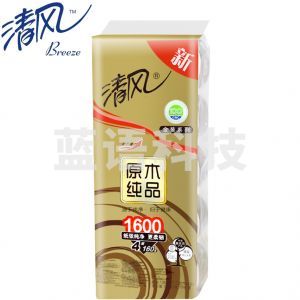 清风 金装原木小卷纸 B20A6J 160克*4层 10卷/提